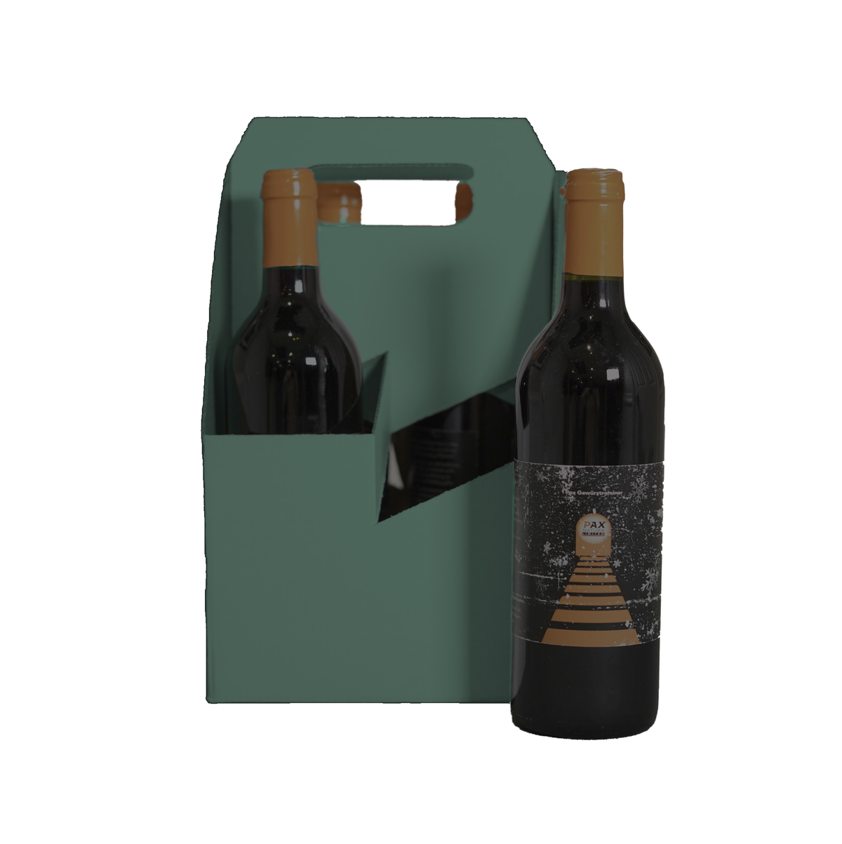 WinePax | WPx-4BC, 4-Bottle Wine Carrier