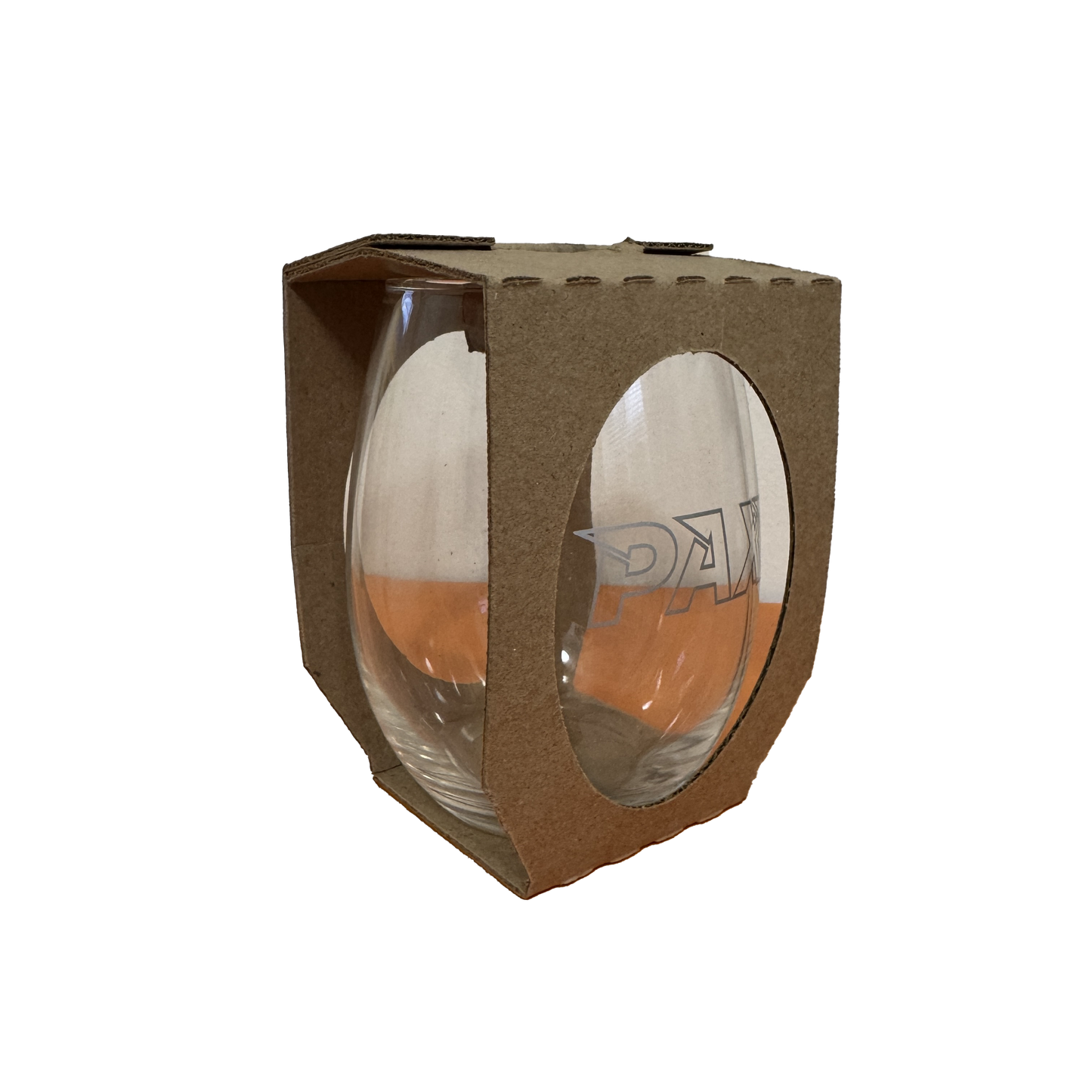 Stemless Wine Glass Corrugated Insert